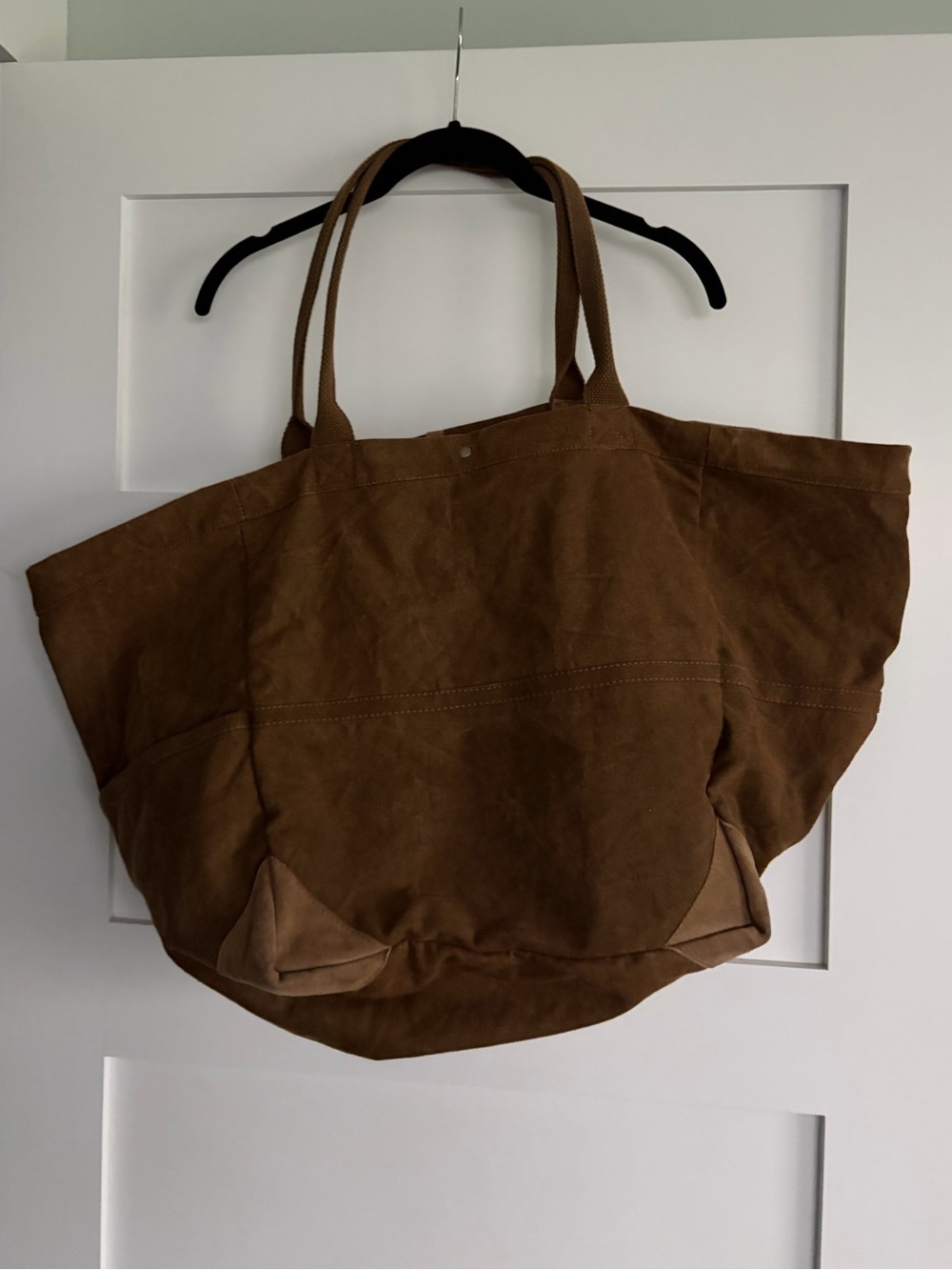 Free People We The Free Brown Canvas Tote